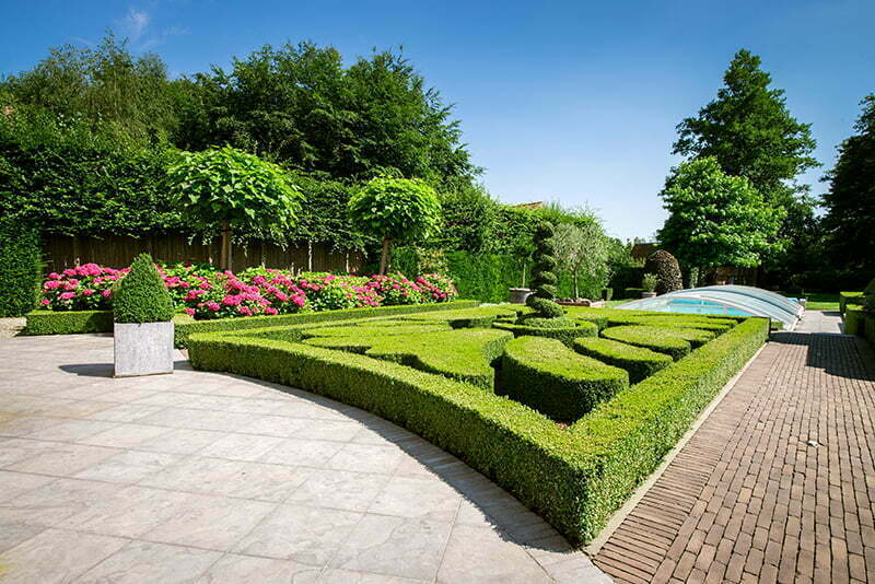 Engelse stijl tuin