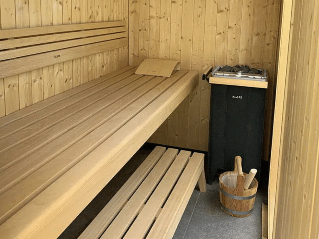 Sauna in de tuin